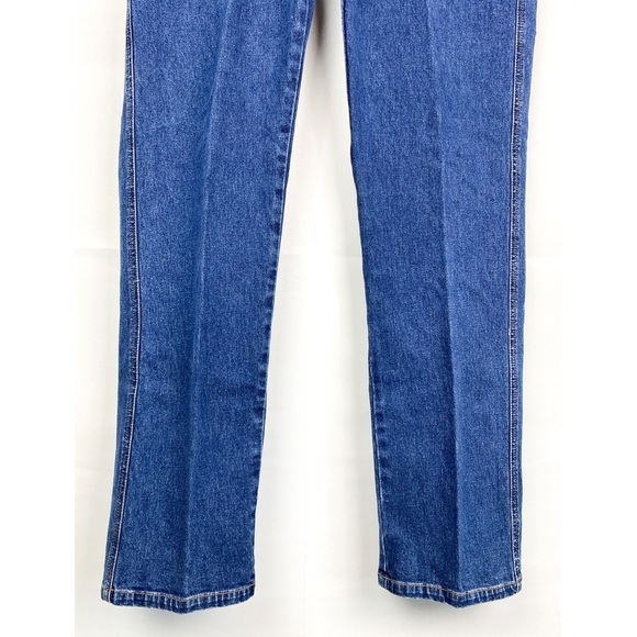 Wrangler Vintage‎ Women's Cowboy Cut High Rise Slim Straight Leg Jeans - 11x34 - Picture 5 of 11